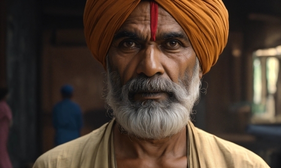 Royalty Free Pexels, Forehead, Chin, Beard, Wrinkle, Turban