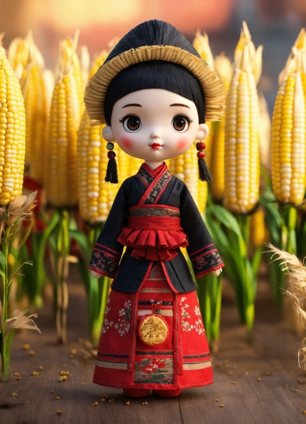 Royalty Free Photos, Corn, Corn On The Cob, Doll, Toy, Corn Kernels