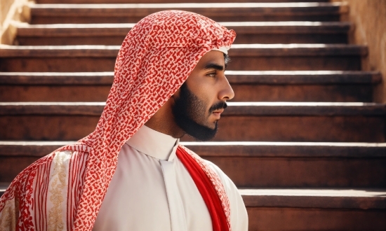 Shaking Hands Stock Photo, Chin, Sleeve, Beard, Temple, Red