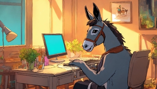 Shopping Stock Photo, Computer, Horse, Personal Computer, Table, Desk