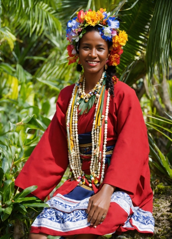 Sivan Images Hd, Smile, Lei, Flower, Plant, Headgear