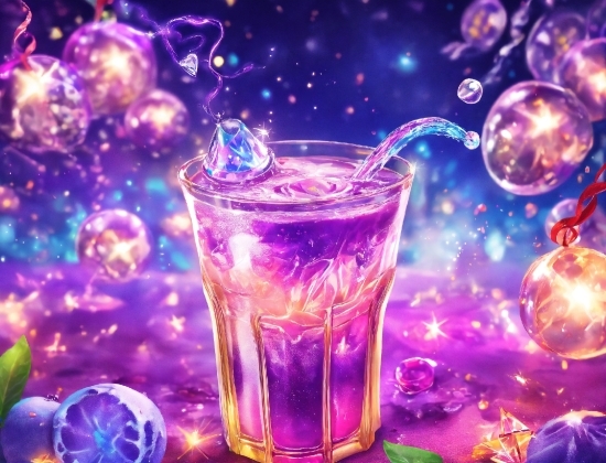 Smartphone Graphic Design, Liquid, Drinkware, Purple, Light, Ice Cube