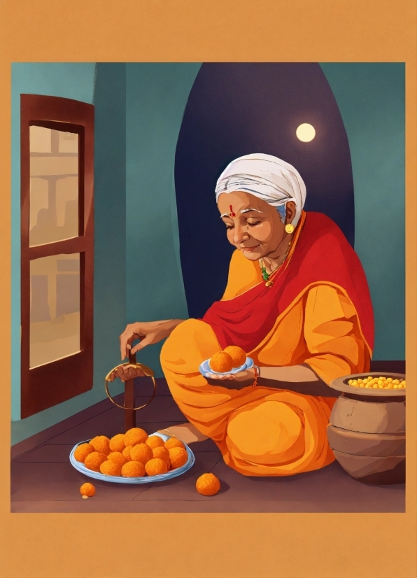 Smiling Man Stock Photo, Food, Rangpur, Clementine, Valencia Orange, Orange