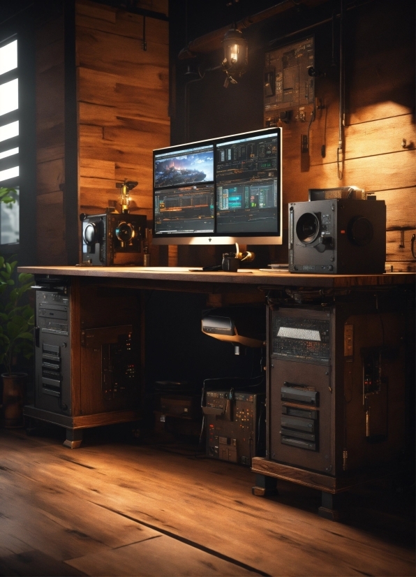 Startupstockphotos, Cabinetry, Furniture, Computer Desk, Table, Building