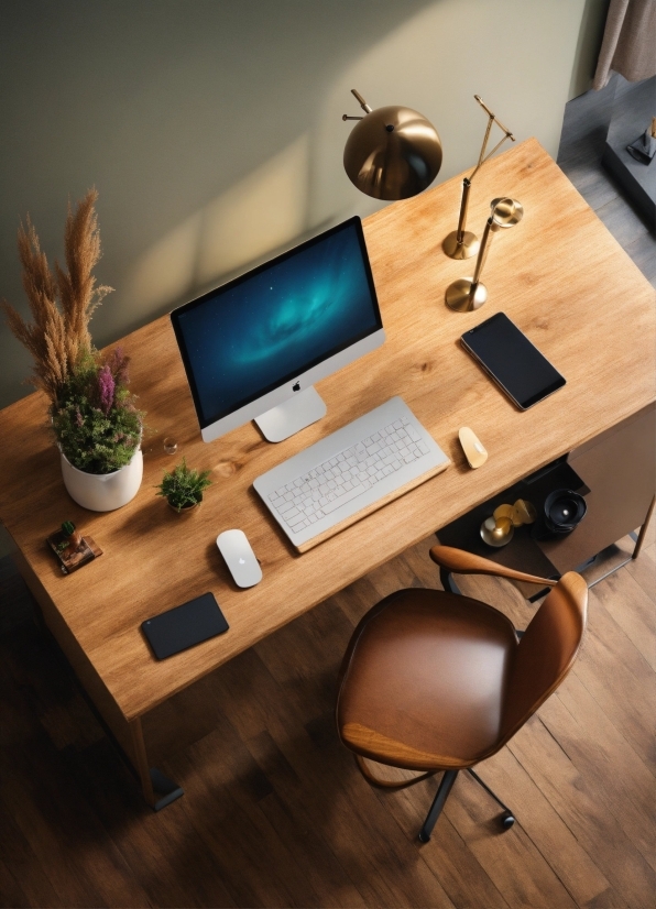 Stock Picture, Table, Computer, Personal Computer, Computer Desk, Furniture