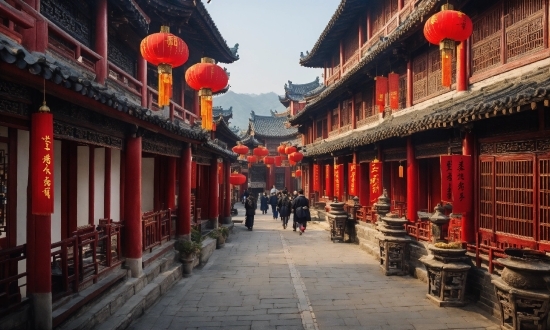 Stylish Photo, Chinese Architecture, Sky, Temple, Building, Travel