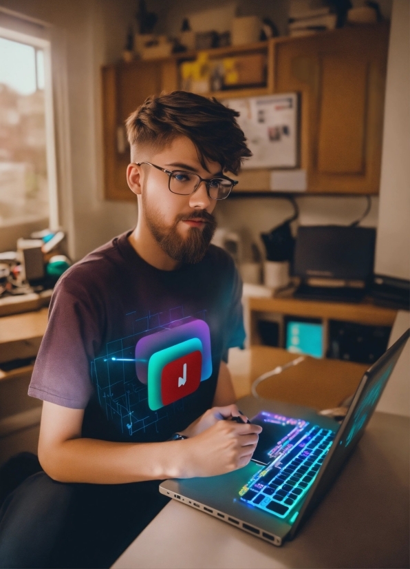 The Best Free Stock Photos, Glasses, Hand, Computer, Laptop, Personal Computer