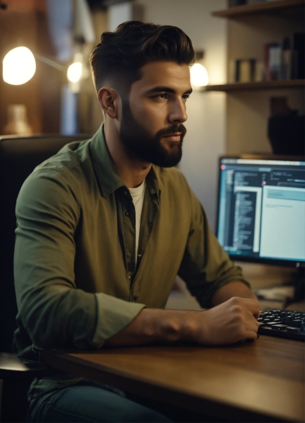 Unedited Stock Photos, Forehead, Computer, Table, Personal Computer, Peripheral