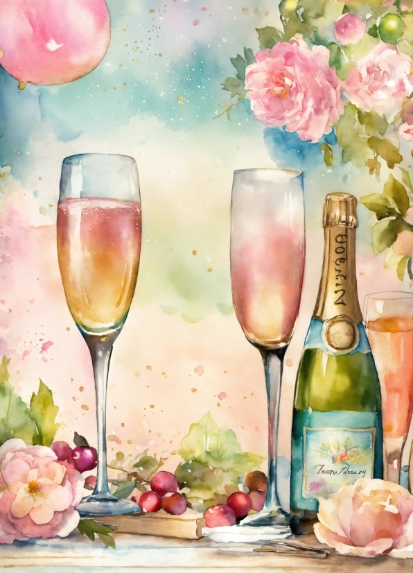 Vector Editor Ipad, Tableware, Flower, Stemware, Drinkware, Wine Glass