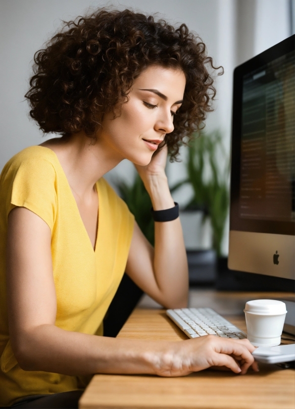 Water Stock Image, Computer, Jheri Curl, Personal Computer, Table, Output Device