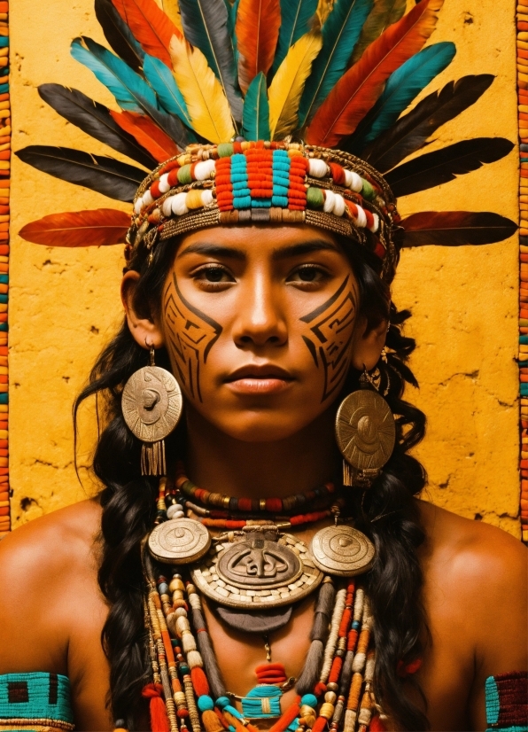 Whatsapp Profile Photo, Face, Human, Yellow, Tribal Chief, Art