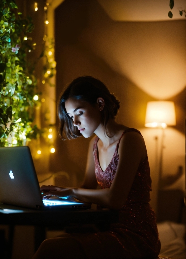 Winter Stock Photos, Hair, Laptop, Computer, Personal Computer, Light