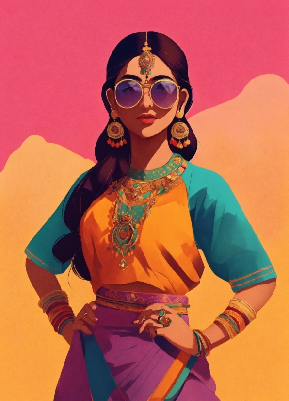 Adobe Illustrator Free Download 64 Bit 2021, Sleeve, Orange, Art, Eyewear, Fashion Design