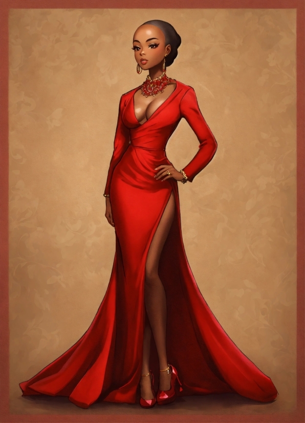 Adobe Illustrator Open Source, Hair, Hairstyle, One-piece Garment, Neck, Gown