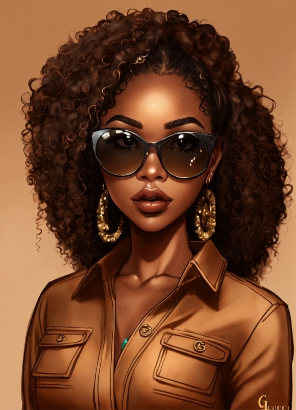 Adobe Illustrator Premium Mod Apk, Brown, Chin, Hairstyle, Jheri Curl, Eyebrow