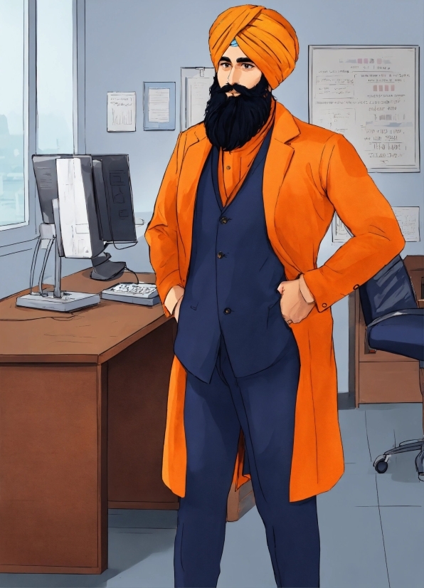 Aesthetic Pictures Hd, Outerwear, Computer, Beard, Orange, Sleeve