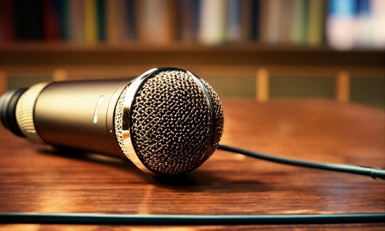 Ai Art Dall E Mini, Microphone, Wood, Audio Equipment, Gadget, Close-up