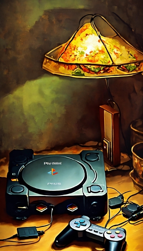 Ai Generated Video, Light, Record Player, Lamp, Yellow, Audio Equipment