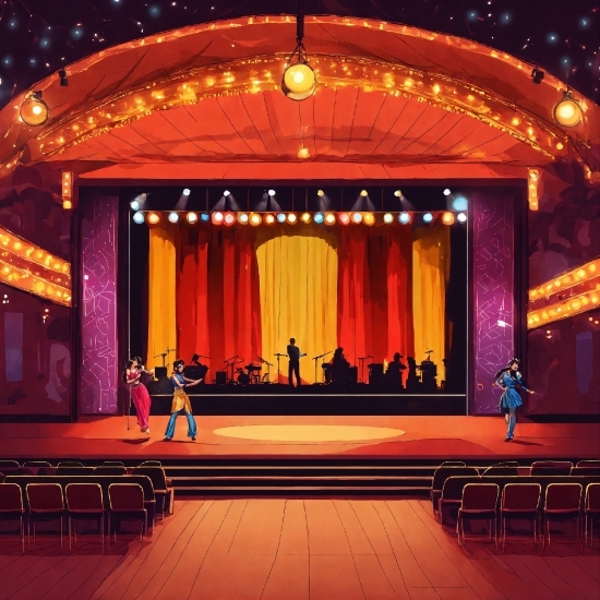 Ai Image Animator, Entertainment, Theater Curtain, Decoration, Architecture, Building