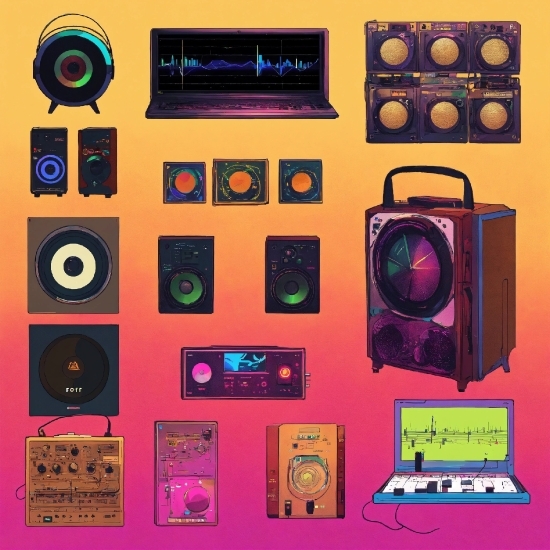 Ai Music Generator From Sample, Product, Purple, Orange, Font, Rectangle