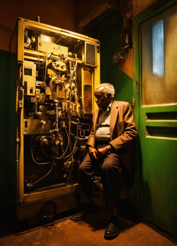 Ai Photo Hd, Window, Electrician, Hat, Electricity, Gas