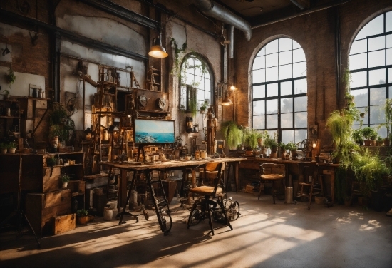 Ai Pics, Plant, Furniture, Building, Window, Table