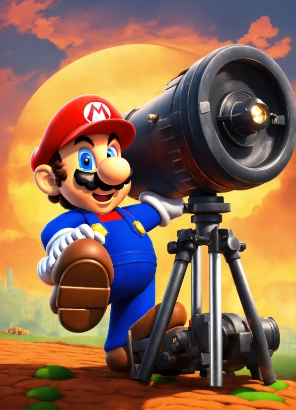 Ai Youtube Video Generator, Tripod, Mario, Camera Lens, Cloud, Flash Photography