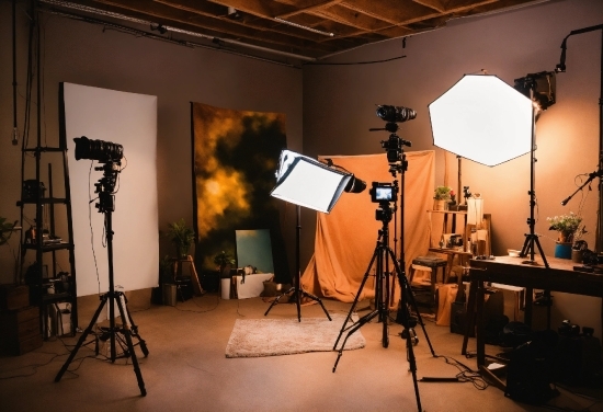 Al Generator Image, Tripod, Film Studio, Building, Interior Design, Picture Frame