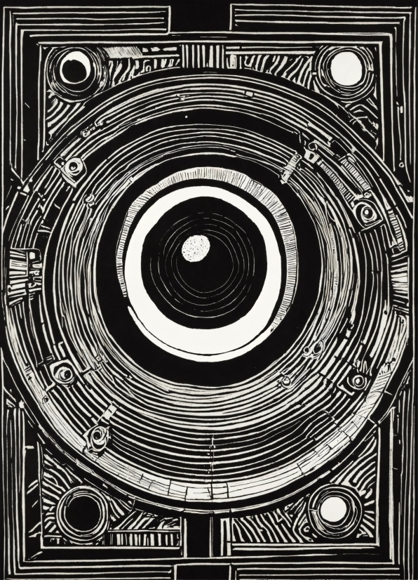 Black, Line, Pattern, Circle, Rectangle, Symmetry