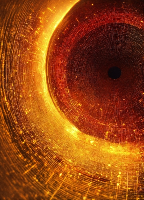 Bookshelf Wallpaper For Desktop, Amber, Sky, Gold, Art, Circle