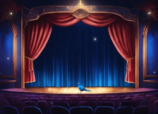 Car Wallpaper4k For Mobile, Theater Curtain, Stage Is Empty, Light, Curtain, Textile