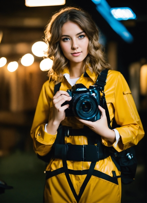 Cloud Aesthetic Background, Head, Eye, Reflex Camera, Digital Camera, Camera Lens