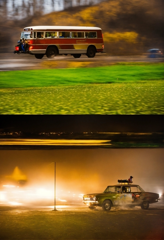 Clouds Aesthetic Background, Automotive Parking Light, Land Vehicle, Vehicle, Bus, Tire