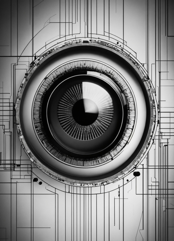 Computer Wallpaper Download 3d, Style, Black-and-white, Line, Parallel, Circle