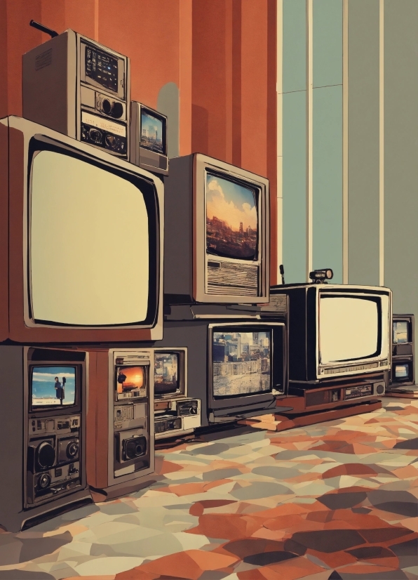 Dali Picture Generator, Television, Interior Design, Home Appliance, Wood, Television Set