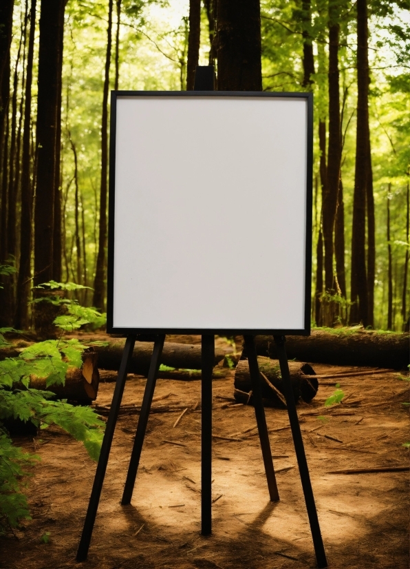 Easel, Plant, Tree, Wood, Tripod, Shade