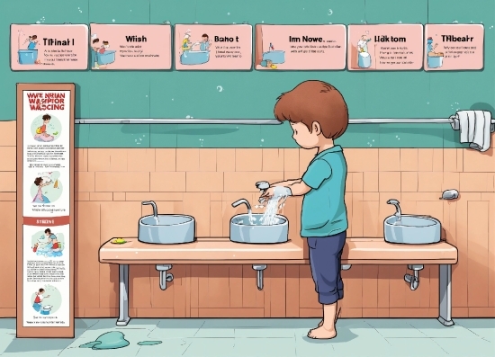 Eye Images, Cartoon, Gas, Sink, Sharing, Illustration