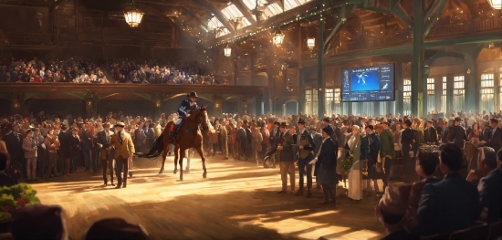 Fantasy Hd Wallpaper Download, Working Animal, Horse, Entertainment, Crowd, Event