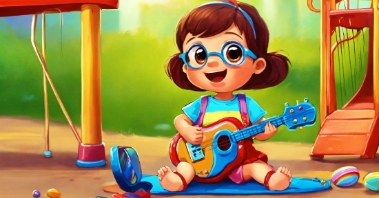 Ff Images, Glasses, Smile, Musical Instrument, Toy, Cartoon