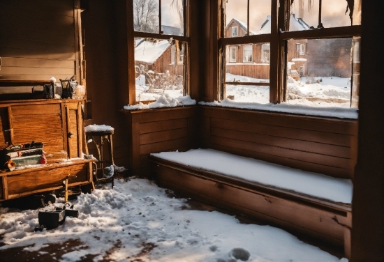 Free Ai Upscale Video, Window, Snow, Wood, Floor, Hardwood