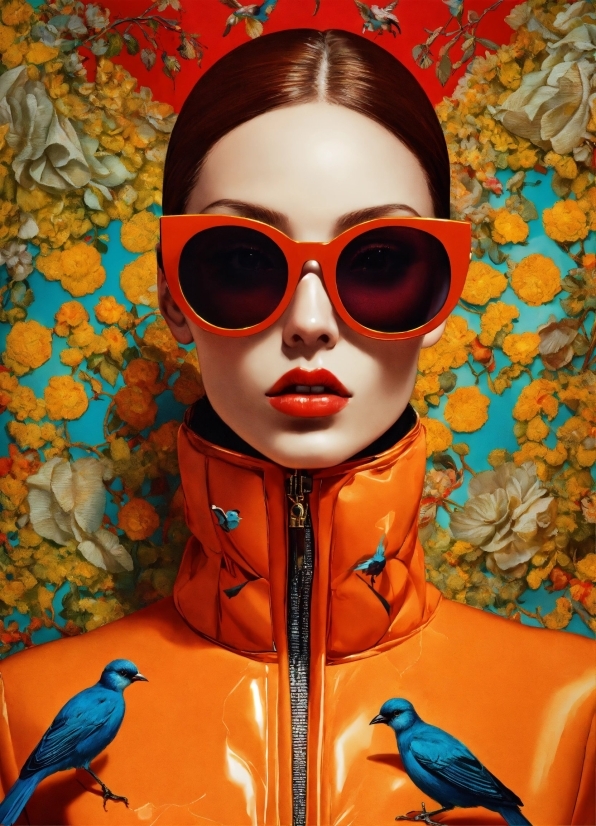 Free Download Adobe Illustrator For Windows 11, Vision Care, Eyewear, Orange, Bird, Beauty