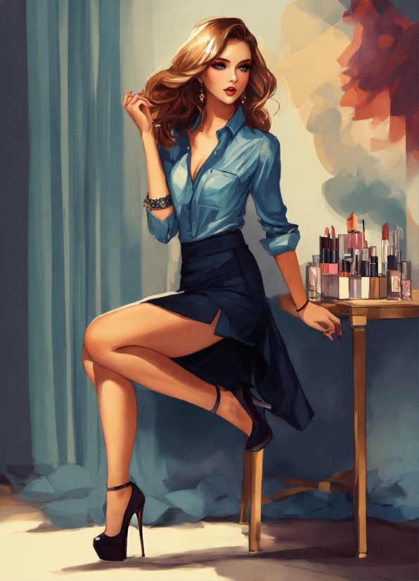 Free Illustrations For Websites, Hair, Footwear, Skin, Shoe, Shoulder