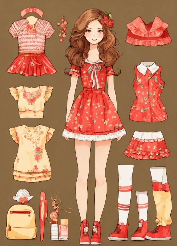 Freepik Flyer, One-piece Garment, Doll, Dress, Sleeve, Toy