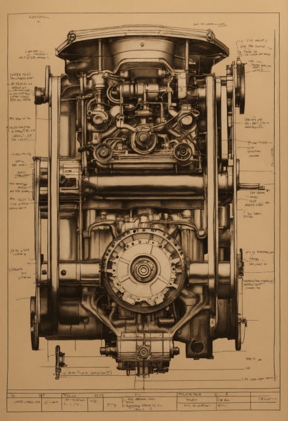 Generative Photography, Font, Rectangle, Clock, Engineering, Machine