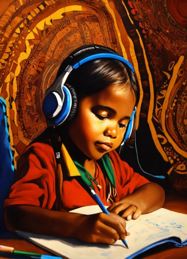 God Background, Art, Cornrows, Audio Equipment, Writing Implement, Hearing