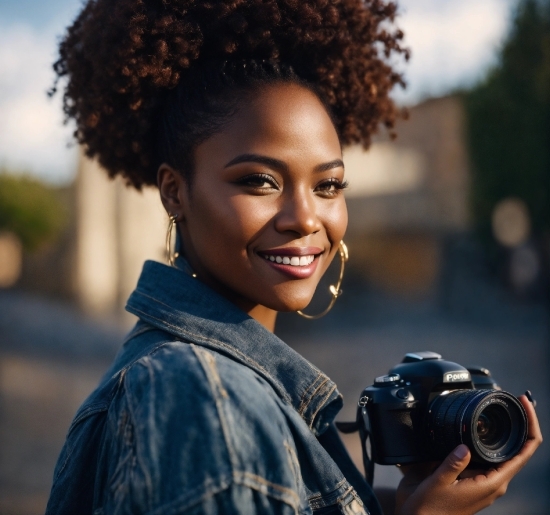 Hair, Smile, Lip, Jheri Curl, Hairstyle, Photograph