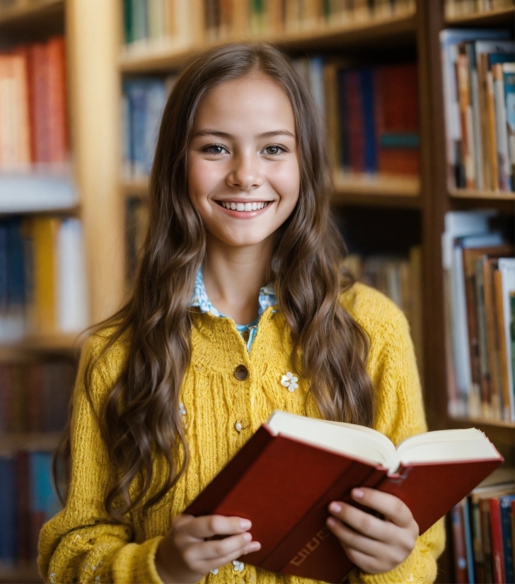 Handball Vector, Smile, Hand, Bookcase, Shelf, Book