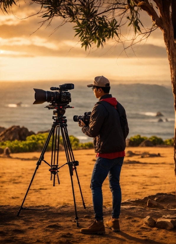 Hd Wallpaper Winter, Jeans, Cloud, Tripod, Photograph, Sky