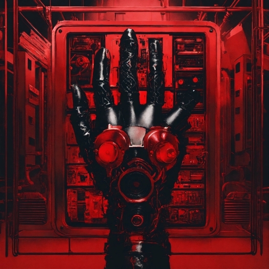 Hollywood Movies Based On Artificial Intelligence, Font, Red, Audio Equipment, Gas, Gas Mask