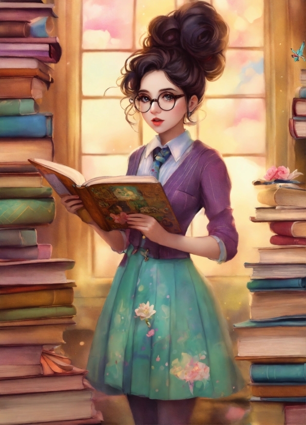 Hunter X Hunter Wallpaper, Dress, Purple, Shelf, Publication, Book